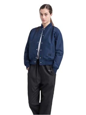 Herschel Varsity Jacket Size S Navy Water-Resistant Bomber